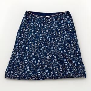 Gap Vintage 2000 Y2K Floral Midi Skirt Sz 10 Lined Ditzy Feminine